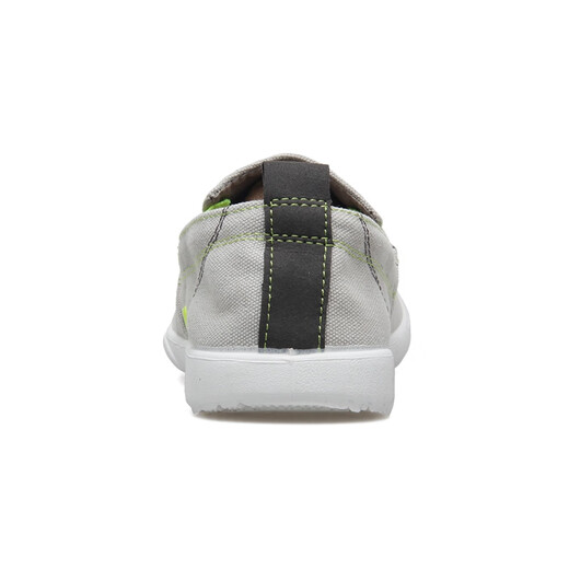 
Huili Yishou Driving Shoes Soft Sole Anti-Slip Men's Shoes Flat Sole Casual Shoes Sleeve Canvas Shoes Light Gray 43/Standard Size