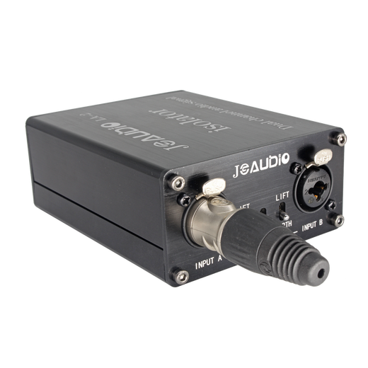 JRAUDIO professional common ground audio isolator 6.5 audio noise filter to eliminate current sound transformer audio signal noise reducer XLR noise eliminator LA-2 audio isolator