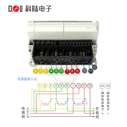 科陆深圳DTZY719-Z三相四线智能电表1级三相载波电表3*220/38 3×220/ 3×220/380V3×1.5(6)A