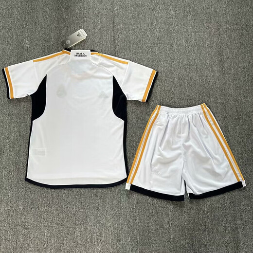 AJRM23-24 Real Madrid home football suit sports quick-drying Neymar short-sleeved children's primary school students summer S-single top (adult style)