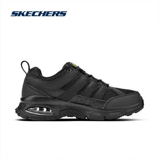 Skechers men's outdoor casual shoes urban travel hiking shoes non-slip air cushion sports hiking shoes BBK all black 42