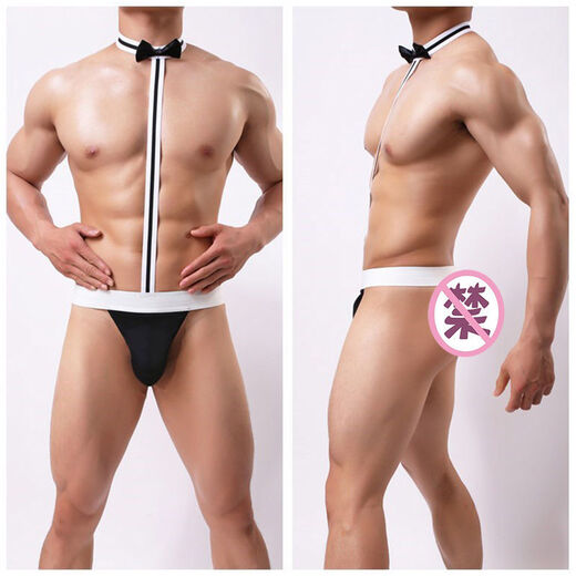Sexy underwear men's sexy underwear thong passionate buttocks free to take off sexy passionate gay GAY physiological bed teasing black underwear