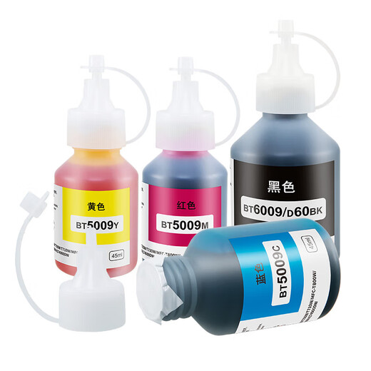 Huiwei Applicable Brothers DCP-T725DW T426W T310W Printer BT6009 5009 D60BK Ink BTD60/5009 Four-color Ink*2 Sets DCP-T425W/T426W/T725DW Special