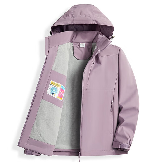 Western Camel Vancamel Trench Coat veste Veste en toison féminine Fleece épaissie de veste courte veste en veste à capuche à capuche douce Traverie de choc à couches mono-couches