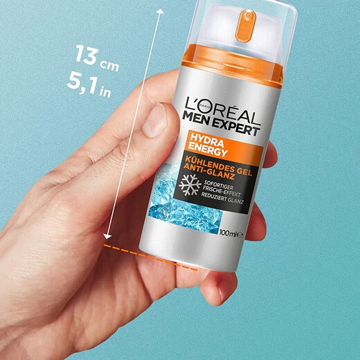 L'Oreal (LOREAL) L'Oreal Men's Powerful Ice Cool Water Dew 50ml Cool Moisturizing and Refreshing Resistant and Anti-sweat L'Oreal Men's Powerful Ice Cool Water Dew 100ml