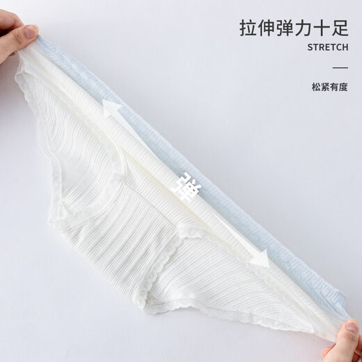 小猪彼特女童纯棉内裤不夹屁股初中学生三角裤女大童儿童短裤女孩宝宝 11155紫色 4条 140 cm 身高130-140cm 50-63斤