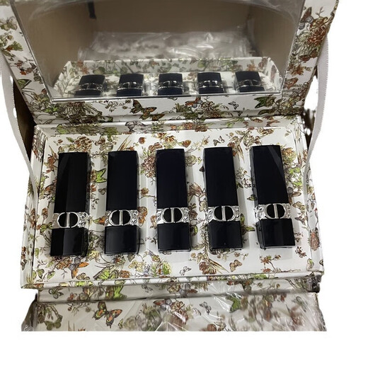 DOior lipstick sample gift box set 5-piece Year of the Dragon limited butterfly version 999#720 Valentine's Day gift Year of the Dragon lipstick sample five-piece set (with gift bag)