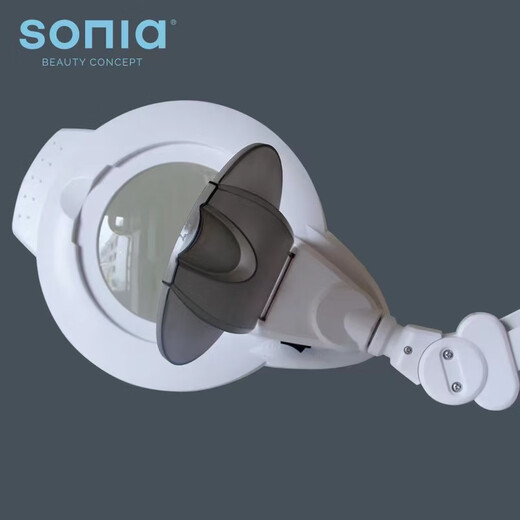 SONIA BEAUTY INSTRUMENT LED beauty salon cold light lamp, tattoo beauty lamp, eight times magnifying glass, manicure, tattoo, eyebrows and eyelashes, no stroboscopic, no ghosting, eye protection, floor-standing acne clearing lamp, non-reflective lighting, work lamp, 360 no dead angle lighting