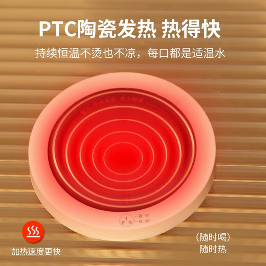 Hui Yimu Cat Constant Temperature Heating Water Drinking Machine Yogurt Machine Water Bowl Cat Drinking Water Feeding Water Drinking Machine Cat Bowl Winter [850ml] Zhaocao Porcelain Bowl + Two-Stop Constant Temperature Pad
