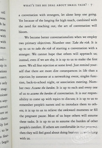 闲聊的艺术 如何开启对话 保持对话 培养社交技巧 积极形象 The Fine Art Of Small Talk 英文原版 Debra Fine