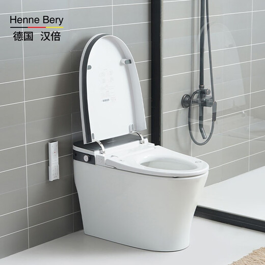 汉倍（Henne Bery）德国智能马桶除菌抗菌即热式感应冲水全自动坐便器WH-695 WH-695【305坑距】脚感冲水