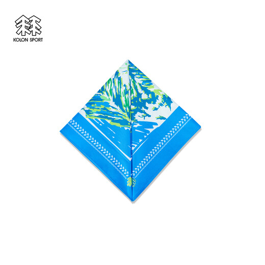 KOLON SPORT/可隆围巾 男女通用户外运动多场合搭配造型正方形SCARF LUMU4MT022-BU 蓝色 XXX