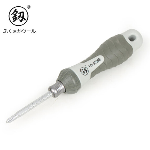 Fukuoka Tools industrial grade ratchet screwdriver one-word cross dual-purpose screwdriver retractable screwdriver screwdriver