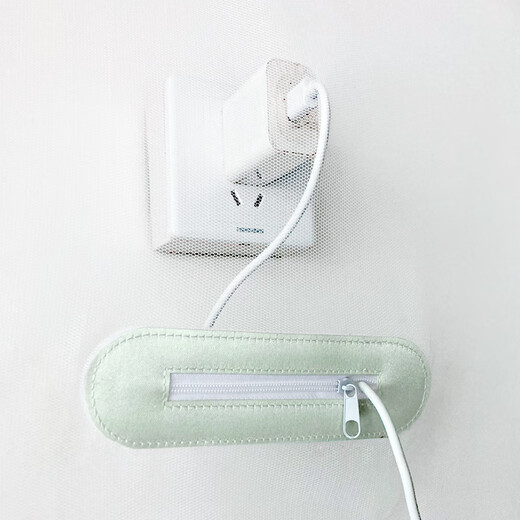 Weici Bed Curtain Mosquito Net Charging Port Velcro Student Dormitory Zipper Velcro Bedroom Top Bunk Magic Data Cable Zipper Universal Velcro Style 2 Pack 18cm*4.5cm*0cm