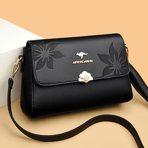 Beihu brand genuine leather crossbody bag women's bag 2023 new women's bag small bag gift mother bag middle-aged portable shoulder bag red