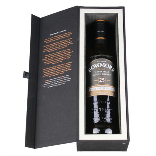 波摩行货 Bowmore 宾三得利旗下单一麦芽威士忌 苏格兰原瓶进口洋酒 波摩25年