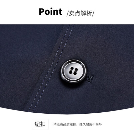 CAIDEN KETCH men's brand jacket men's jacket 2025 spring and autumn new style middle-aged dad wear business casual lapel windbreaker high-end dark blue ready stock Suda XL 180