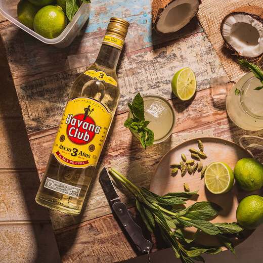 Havana Club (Havana Club)-известная компания, которая выбирает 3-летний клуб 3-летний клуб Rum Havana Кубинский иностранное вино одно бутылка один размер 700 мл 1 бутылка