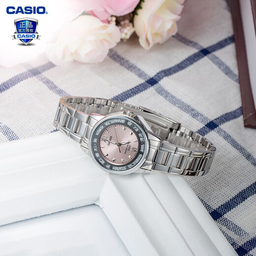 Casio (CASIO) women's watch metal small dial 1391 pink simple quartz student watch exam special holiday gift for girlfriend LTP-1391D-4AVDF