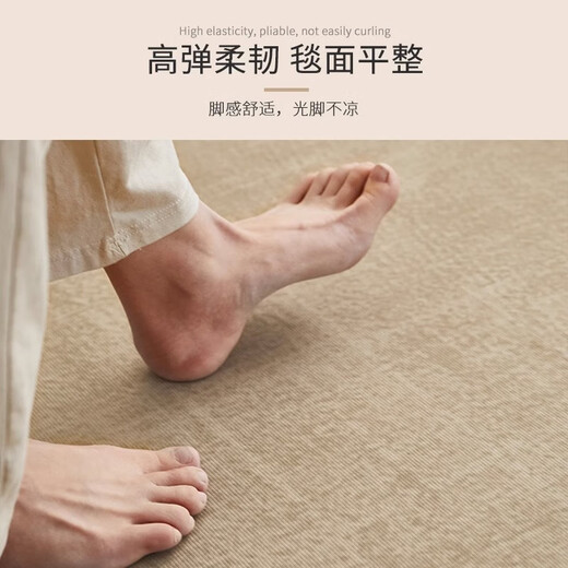 Zunxun rocking chair floor mat non-slip rectangular simple study special cream style desk swivel chair soundproof living room Fenghua-10M 80*160cm easy to take care of