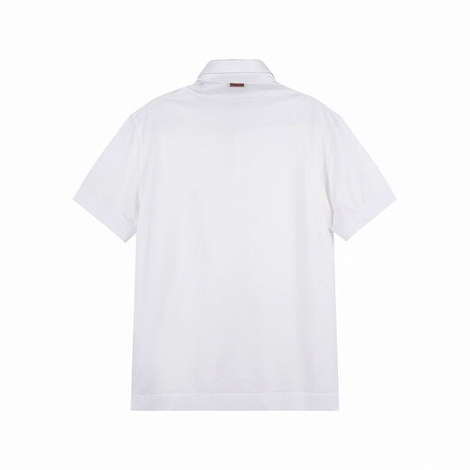 [Second-hand 99 new] Unused luxury men's clothing Jenia men's cotton thin short-sleeved POLO shirt UB350A5 B723 N00 White 54