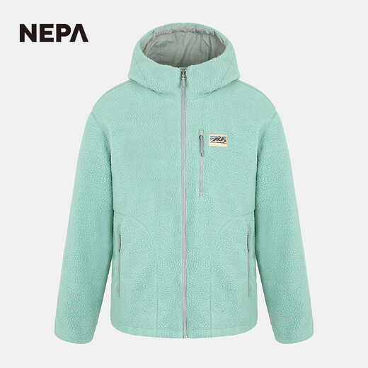 NEPA resistant autumn and winter men and women same style double-sided velvet jacket windproof jacket 7IE6172 emerald green 160/84A