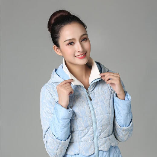 Satiri down jacket collar is anti-dirty and seam-free, winter cotton coat lapel protector, warm, removable, versatile fake collar, universal, dark blue (model collar), threaded, unisex, one size fits all