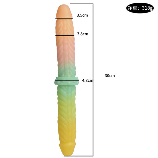 INS Phoenix Doppelköpfiger Drachen simuliertes Penis männlicher und weiblicher Spitzenhosen Masturbation Orgasmus Sexspielzeug Bunt Anus Weibliche weiche und übergroße L7029