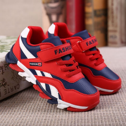 Hongxing Tong Ke de 4-15 años zapatos deportivos zapatos para niños 2025 primavera y otoño Nuevos zapatos para correr con suela suave