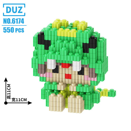 Duzduz compatible con micro pequeñas partículas ensambladas en tándem bloque de construcción rompecabezas de niños 6174