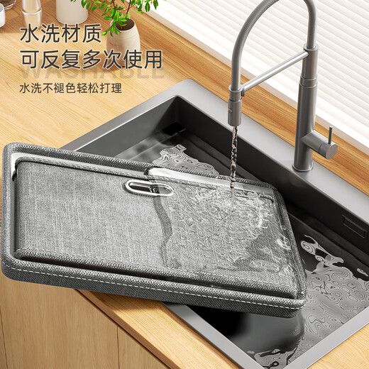 Bonnymeijia clothes storage box Japanese style bedroom storage box large capacity foldable storage box gray extra large