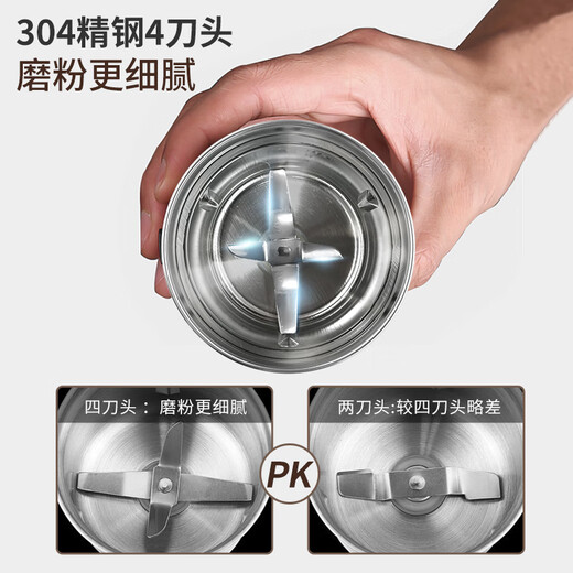 Liven grinder, bean grinder, electric coffee bean grinder, food supplement machine, household small crusher, ultra-fine grain grinding machine, split removable and washable food processor MFJ-W317