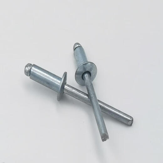 XMSJ Full Iron Open-formed Core Pulling Niets Rundkopf Kohlenstoffstahl verzinkt abzahlen Nieten Eisen ziehen Nagelstahl Ziehnagel Gerade ganze Eisen runden Kopf 6.4*12250