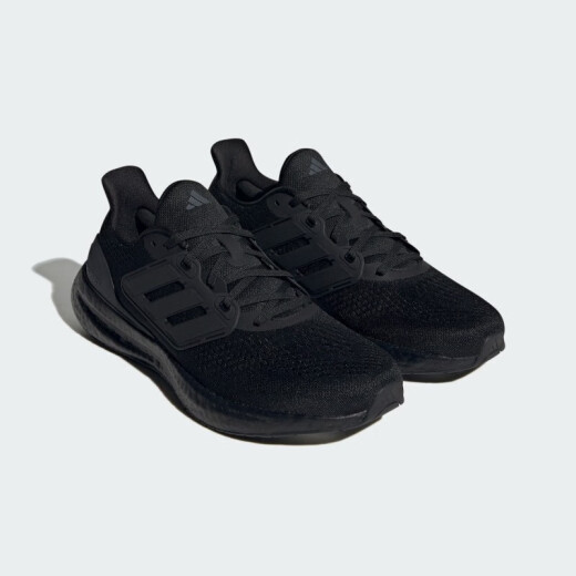 阿迪达斯 （adidas）男鞋春秋新款PUREBOOST23跑步鞋减震网面透气运动鞋 IF4840黑色 42 (260mm)