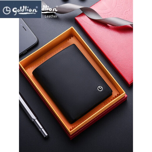 Jinlilai Wallet La billetera genuina de cuero de cuero para hombres Jefe de negocios cortos Cow Whide Hombres 2024 Modelo NUEVO [Estilo One Lychee Fake One Penalty Diez Penalización Diez