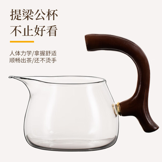 Tao Yao 2024 new tea set set lazy tea making artifact glass automatic teapot tea cup household kung fu tea tea set sitting Buddha six cup set + tea tray 1 piece