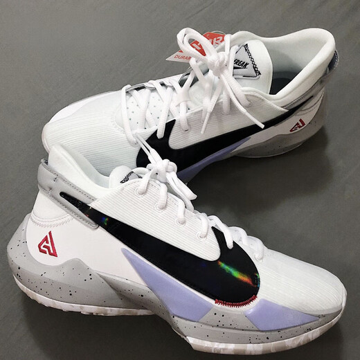 耐克（NIKE）Zoom Freak 2  EP 字母哥2代 白水泥缓震防滑男子实 DC9854-300绿橙 41