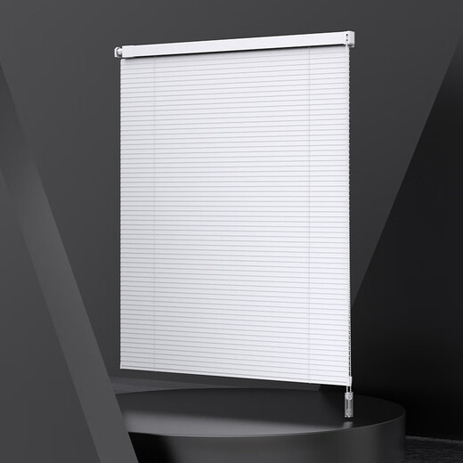 Mutang Venetian Blinds No Punching L Shape Anti-Peeping Blackout Aluminum Alloy Bathroom Bathroom Kitchen Bedroom Privacy Can Be Electric Anti-Peeping No Nails L-Sheet Bright White