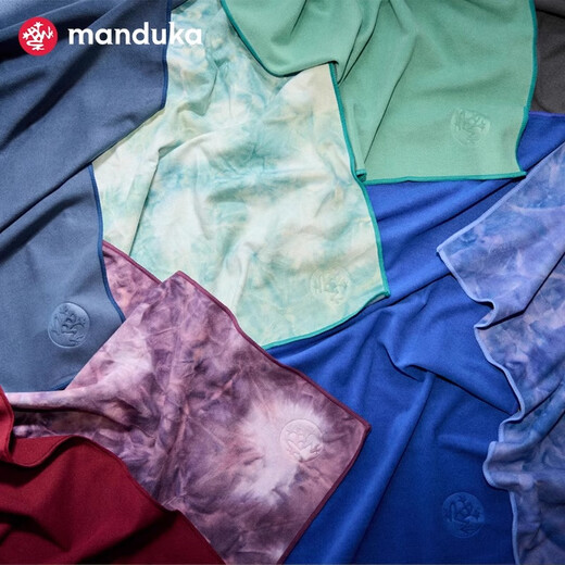 MANDUKAMduka eQua Yoga towel pad cloth anti-slip professional multi-functional portable sweat-absorbing quick-drying yoga towel blanket intoxicated purple (67*182cm)