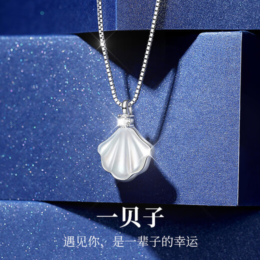 礼意久久施华洛世奇锆纯银项链女生日礼物女生老婆送女友女士实用高级小众