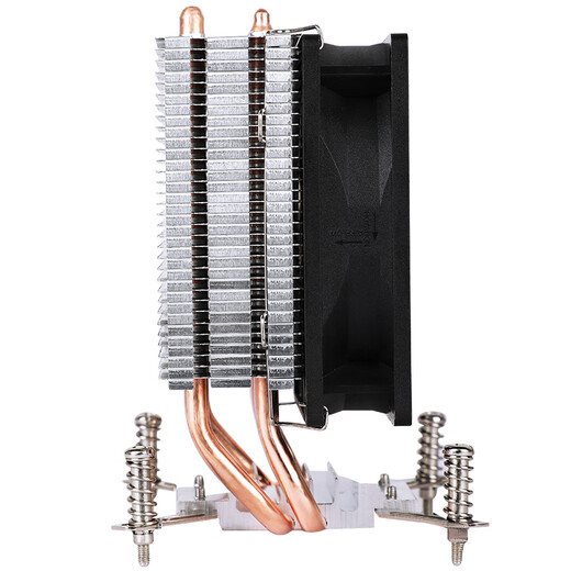 Радиатор процессора BUBALUS T22 (2 тепловые трубки/мультиплатформенность Intel/поддержка матового вентилятора 1700/9 см/замок для легкой установки/воздушное охлаждение корпуса компьютера)
