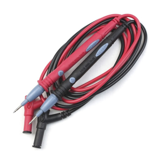 山头林村数字万用表表笔 通用款万用表笔线DT9205A/A830L/MF47表笔 GP万用表电池1节