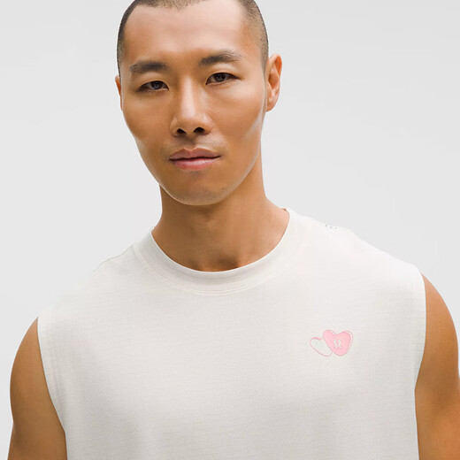 Lululemon丨Graphic Men's Graphic Loose Cut Pique Vest LM1398S Light Ivory M