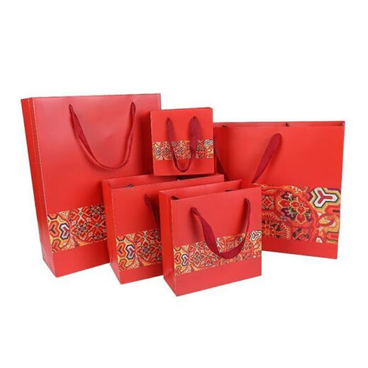 Geschenke im chinesischen Stil rotes festliche Hochzeit Hochzeit Candy Tasche Rückkehr Geschenktasche Verpackung Tasche Souvenir Handtasche Papiertüte kleiner vertikaler Stil 14715