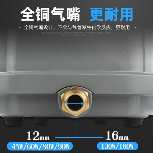 Wen Yijia HAP Aquarium Pompe d'oxygène Pompe à pêche Oxygène Pompe Poix Ponde Oxygène Pompe à oxygène haute puissance Pompe Mue [Super Silent] ACO9720 + CALLE SALVE FAUX POUR 1,2 METTER