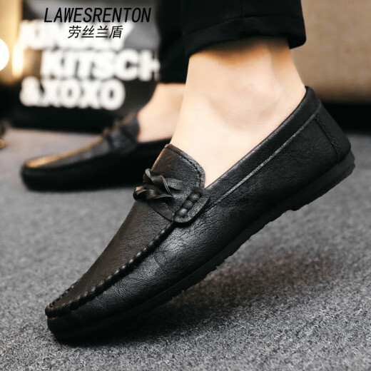 Lawesrenton Brand Doudou Shoes Men's 2025 Новая летняя повседневная кожа