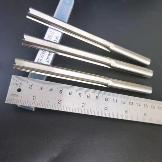 Customized two- and four-blade straight slot milling cutter hollow knife for cutting and slotting EVA solid wood density board foam tungsten steel knife four-blade diameter 6*42 blade length*70 total length
