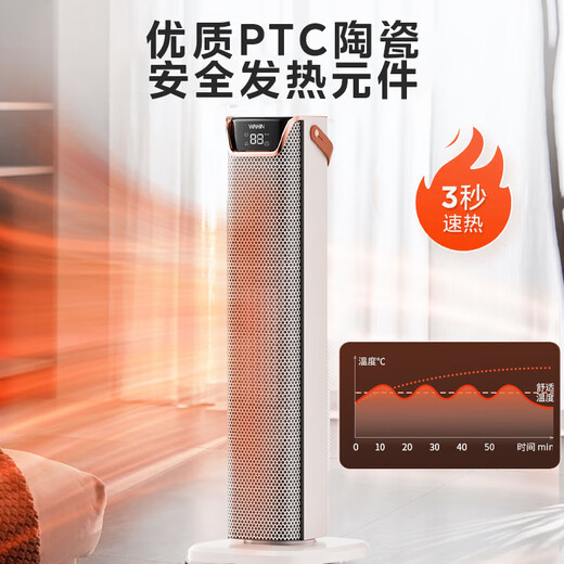 Hualing Midea produces electric heater/heater electric heater/household electric fan/heater/electric heater small sun/energy-saving Hualing Shenji WH-NFT20F02R