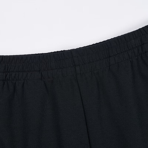 361 Sports pants for men in autumn and winter, loose and breathable casual pants, velvet straight legged knitted trousers, running pants for men, recommended leggings, super black XL