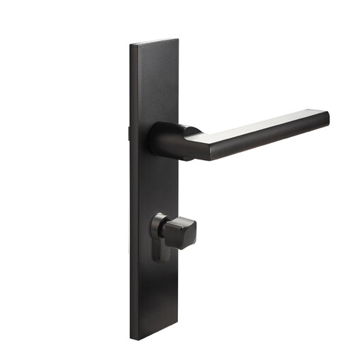 Huili bedroom door lock indoor wooden door handle household magnetic silent split lock room universal lock office A type 207 silent type 35-45MM with key